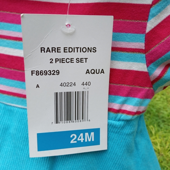 NWT Rare Editions Unicorn 2 pc set 24M - Picture 8 of 11